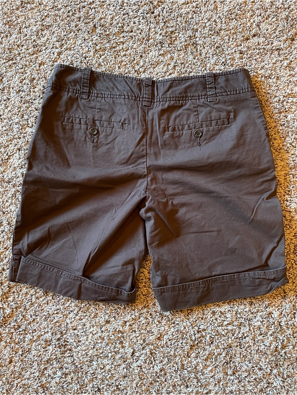 Mossimo Chocolate Brown Cotton Shorts Women’s Size 10